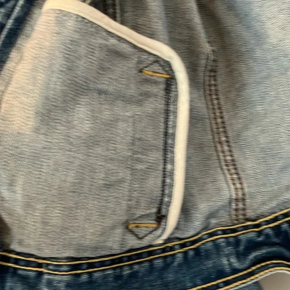 Y2K Abercrombie & Fitch Blue Jean Jacket Timeless Cropped Style - Picture 9 of 11